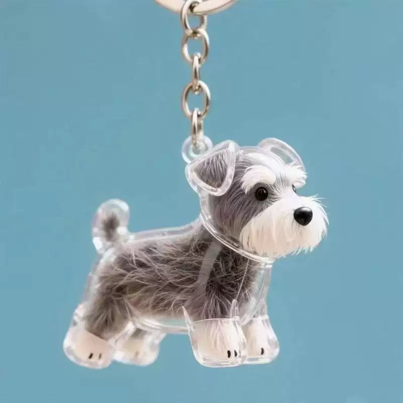 Pet Fur Keepsake Keychains – 2-Piece Set, 7 Styles