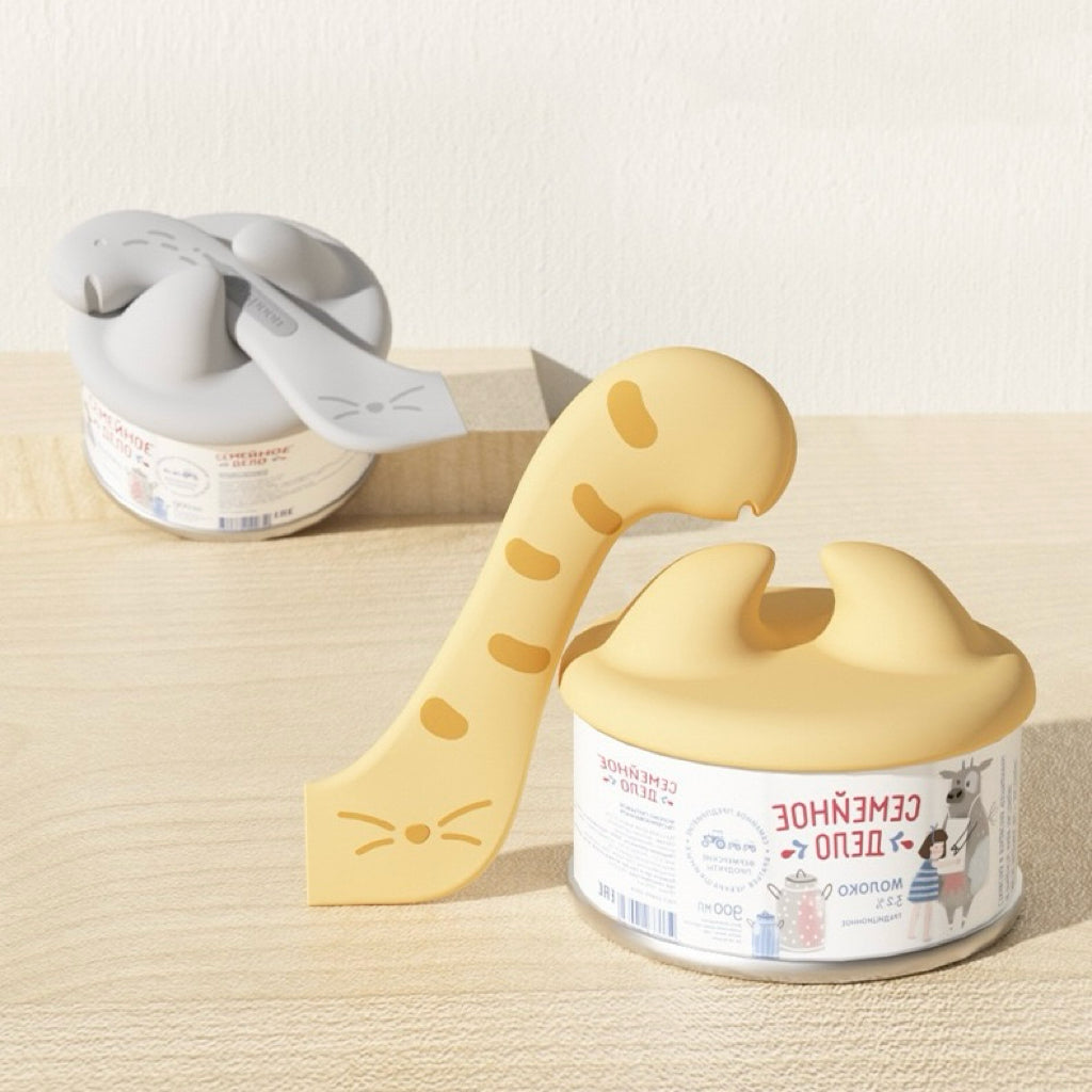 3-in-1 Pet Food Can Lid, Opener & Spoon