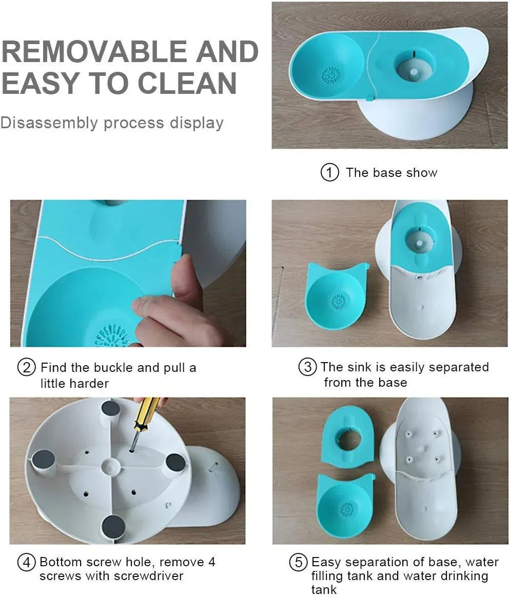 Automatic Water Fountain for Cats & Dogs
