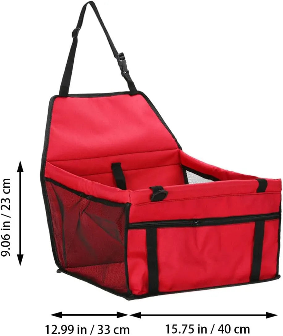 Portable Pet Car Booster Seat with Mesh Sides – 5 Styles