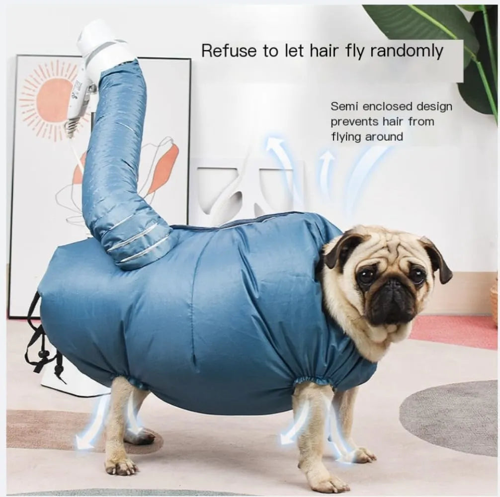 Portable Pet Drying Bag with Air Hose – 5 Sizes