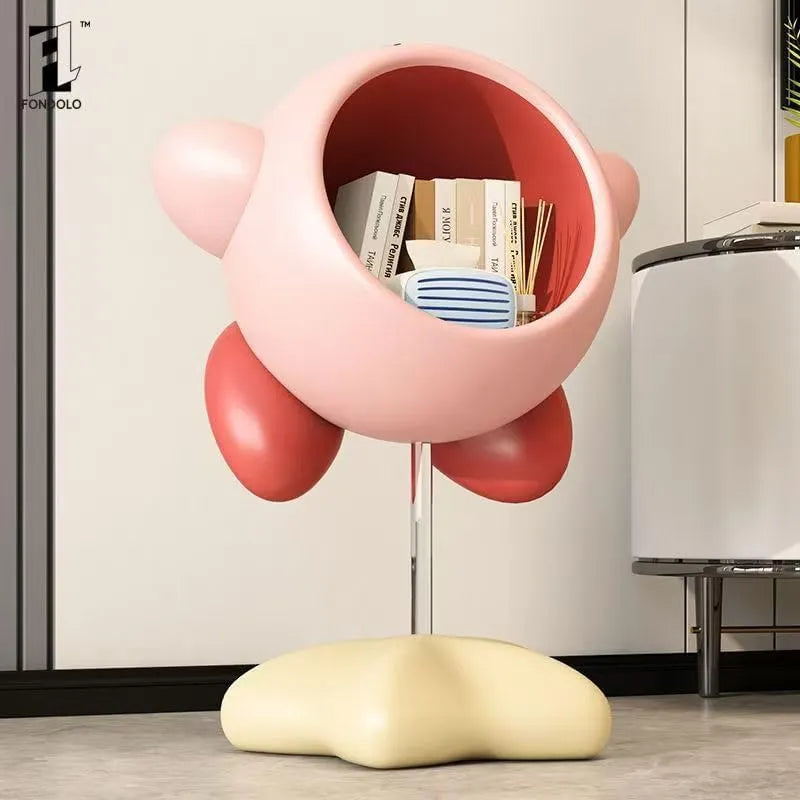 Pink Cartoon Character Cat Cave Bed