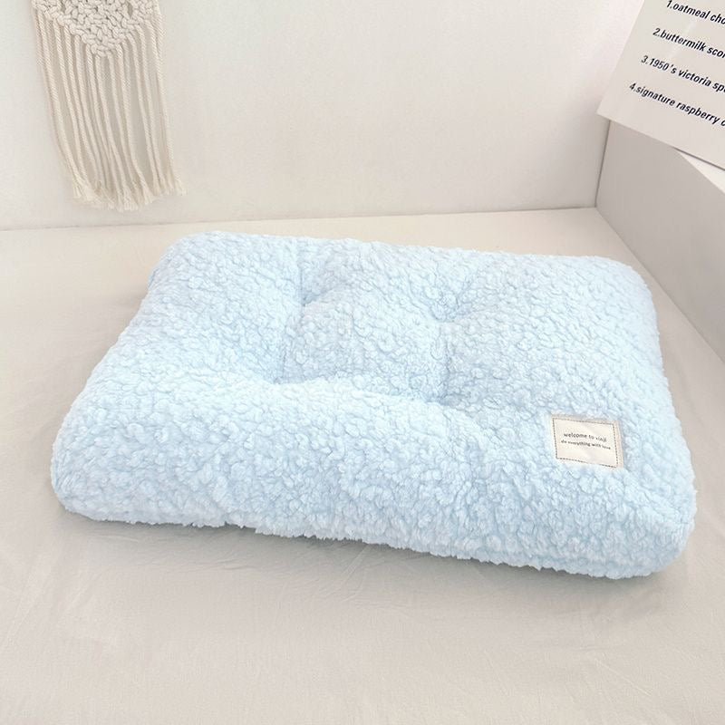 Plush Rectangular Pet Crate Mat – 4 Colors, 4 Sizes