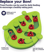 Leaf-Shaped Sliding Pet Treat Puzzle – 2 Colors