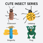Felt Catnip Insect Toy – Single or 4-Piece Set