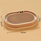 Round Cat Scratcher with Ball Track – 6 Styles