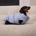 Reversible Blue & Silver Dog Puffer Jacket – 5 Sizes