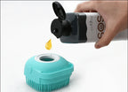 Silicone Pet Bath and Massage Brush – 3 Colors