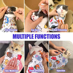 Cat Grooming Wrap for Nail Trimming – M & L, 10 Styles