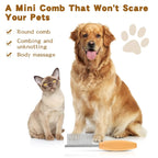 4-Inch Fine-Tooth Pet Face & Finishing Comb