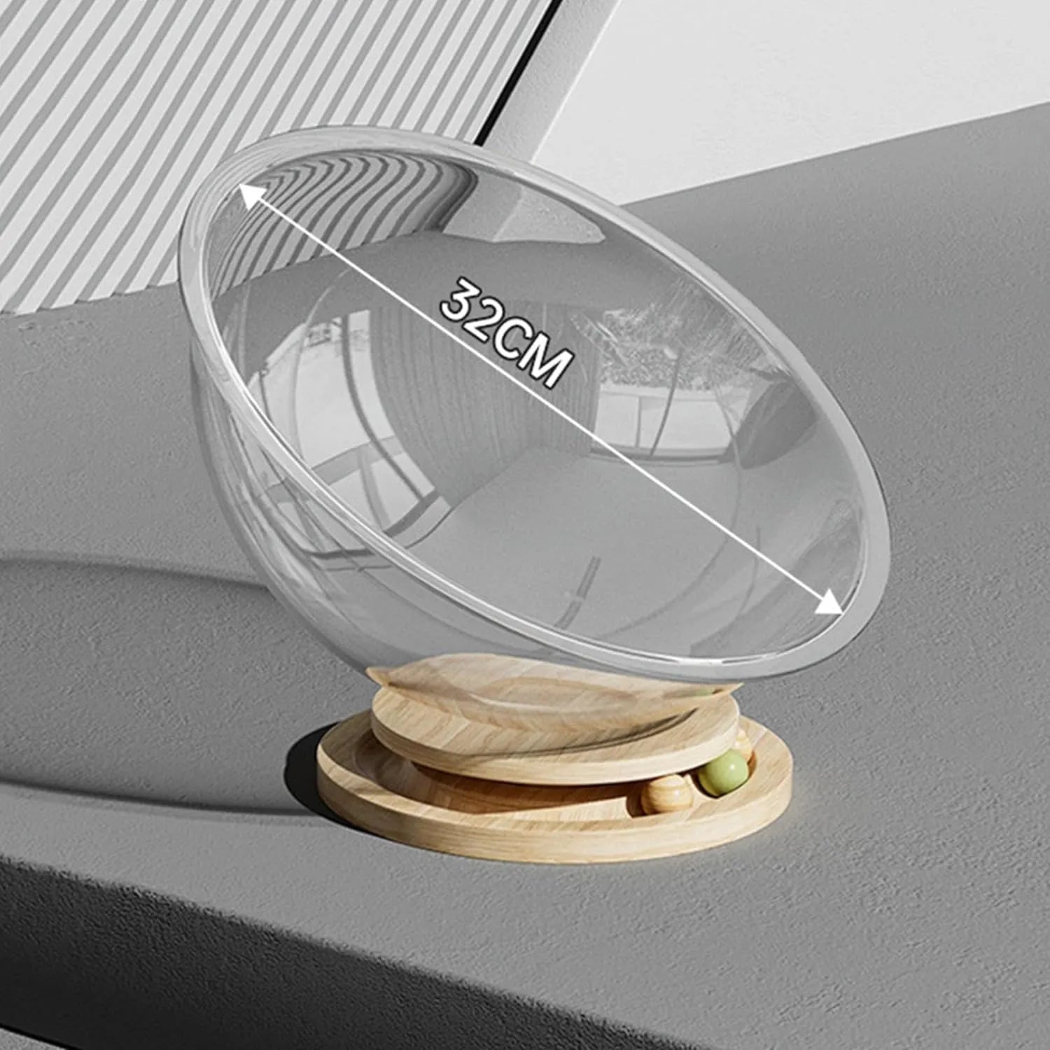 Transparent Space Capsule Cat Bed – 3 Sizes