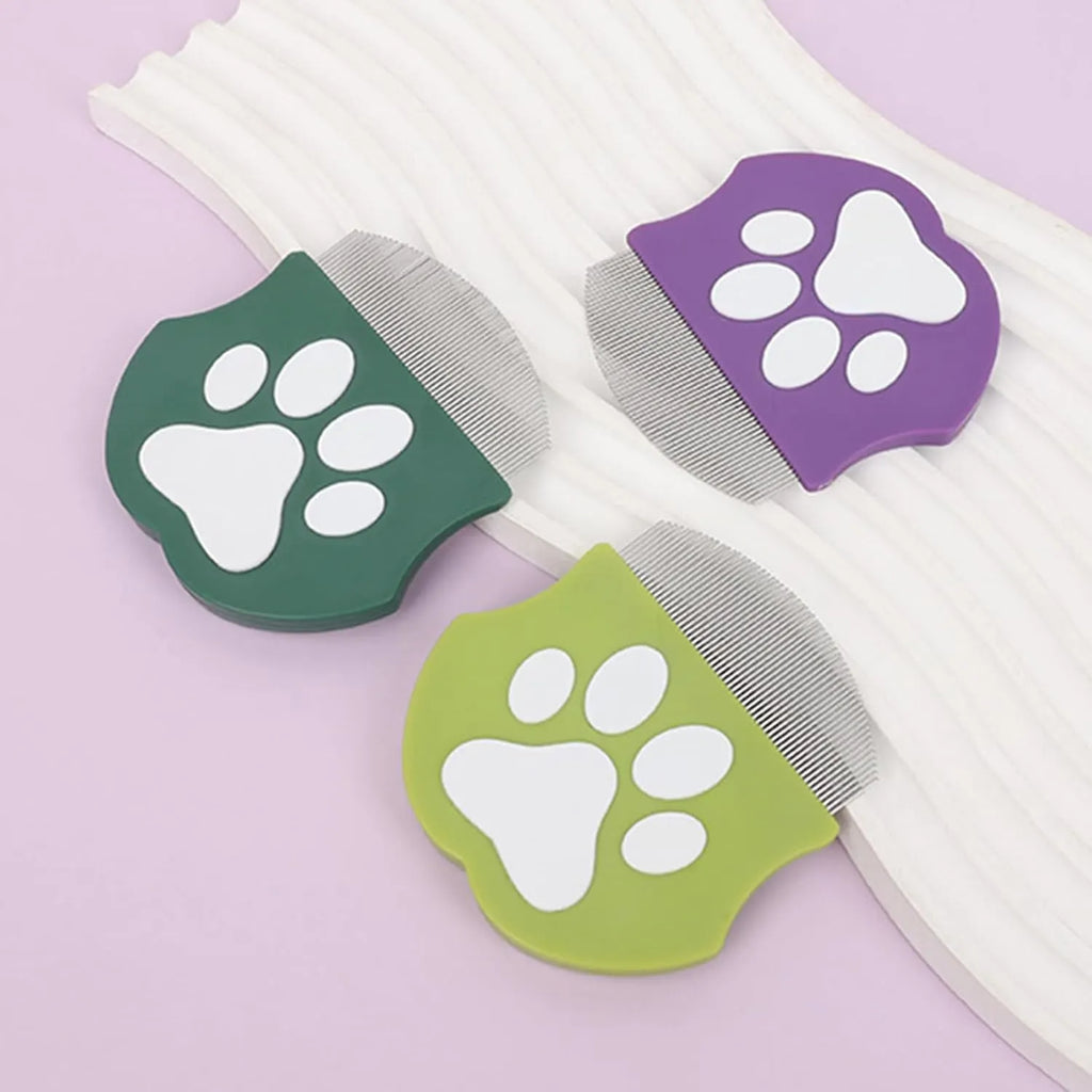 Fine-Tooth Pet Face & Tear-Stain Comb – Single or 3-Piece Set