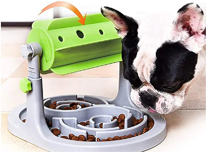 Adjustable Roller Pet Treat Puzzle and Slow Feeder – 3 Colors