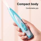Low-Noise Cat Paw Fur Trimmer with LED Light