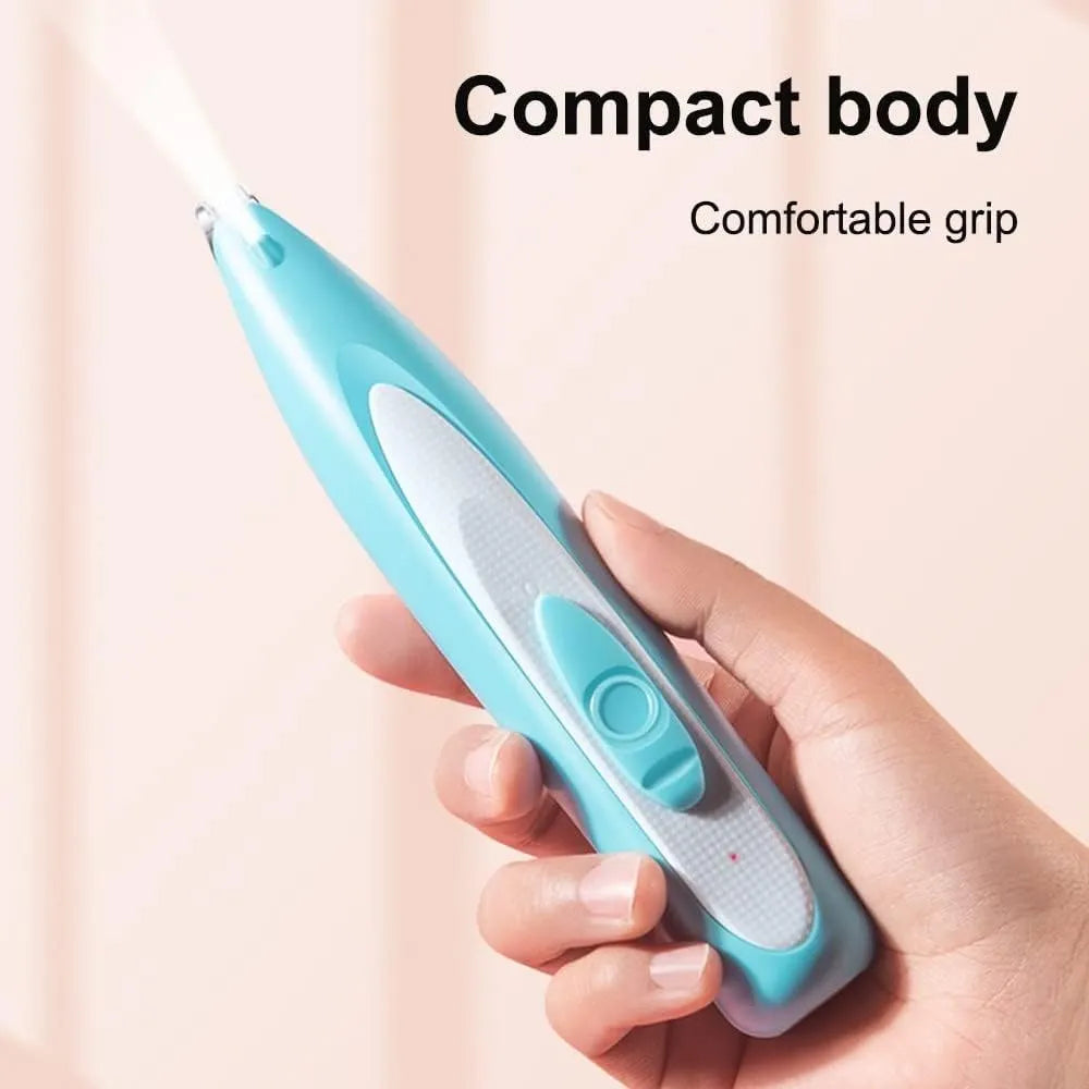 Low-Noise Cat Paw Fur Trimmer with LED Light