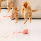 Automatic Silicone Tail Cat Teaser Toy – 2-in-1 Play