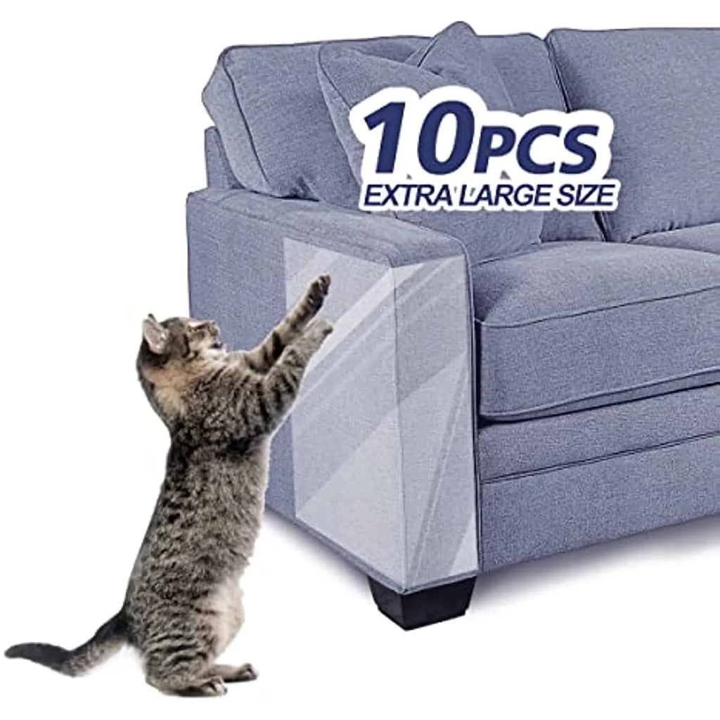 Transparent Cat Scratch Deterrent Furniture Film – 10, 20, or 30 Pieces