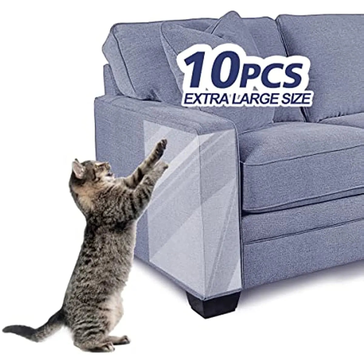Transparent Cat Scratch Deterrent Furniture Film – 10, 20, or 30 Pieces