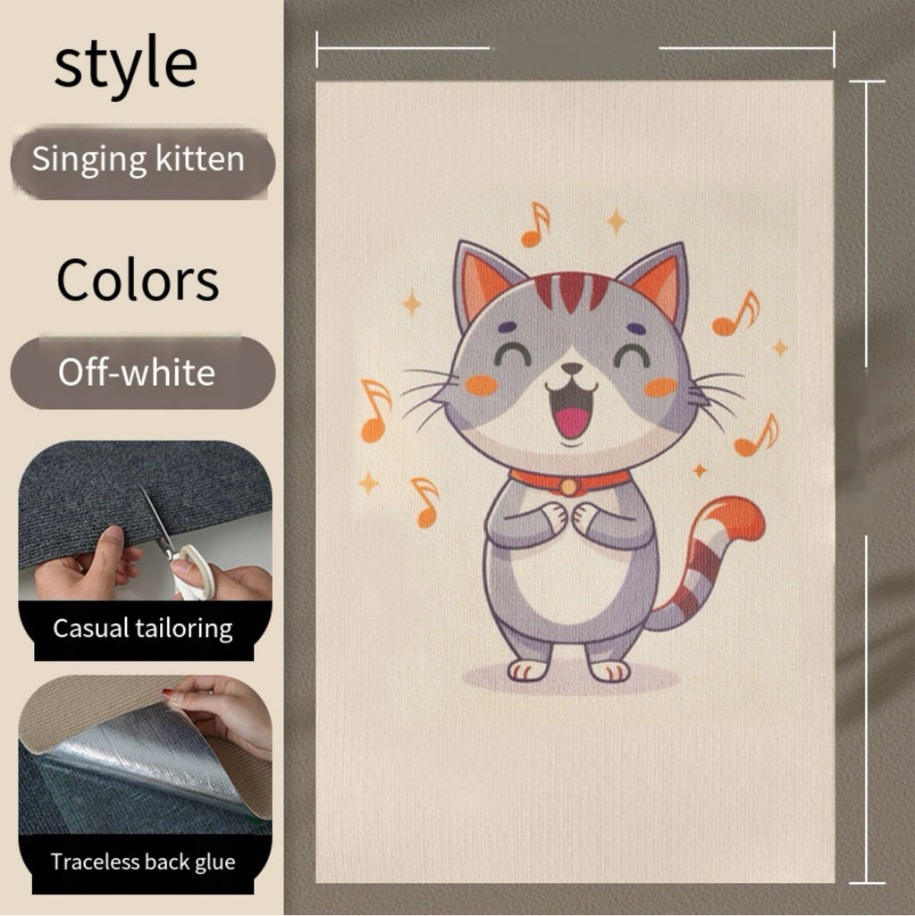 Decorative Wall-Mounted Cat Scratching Panel – 8 Designs