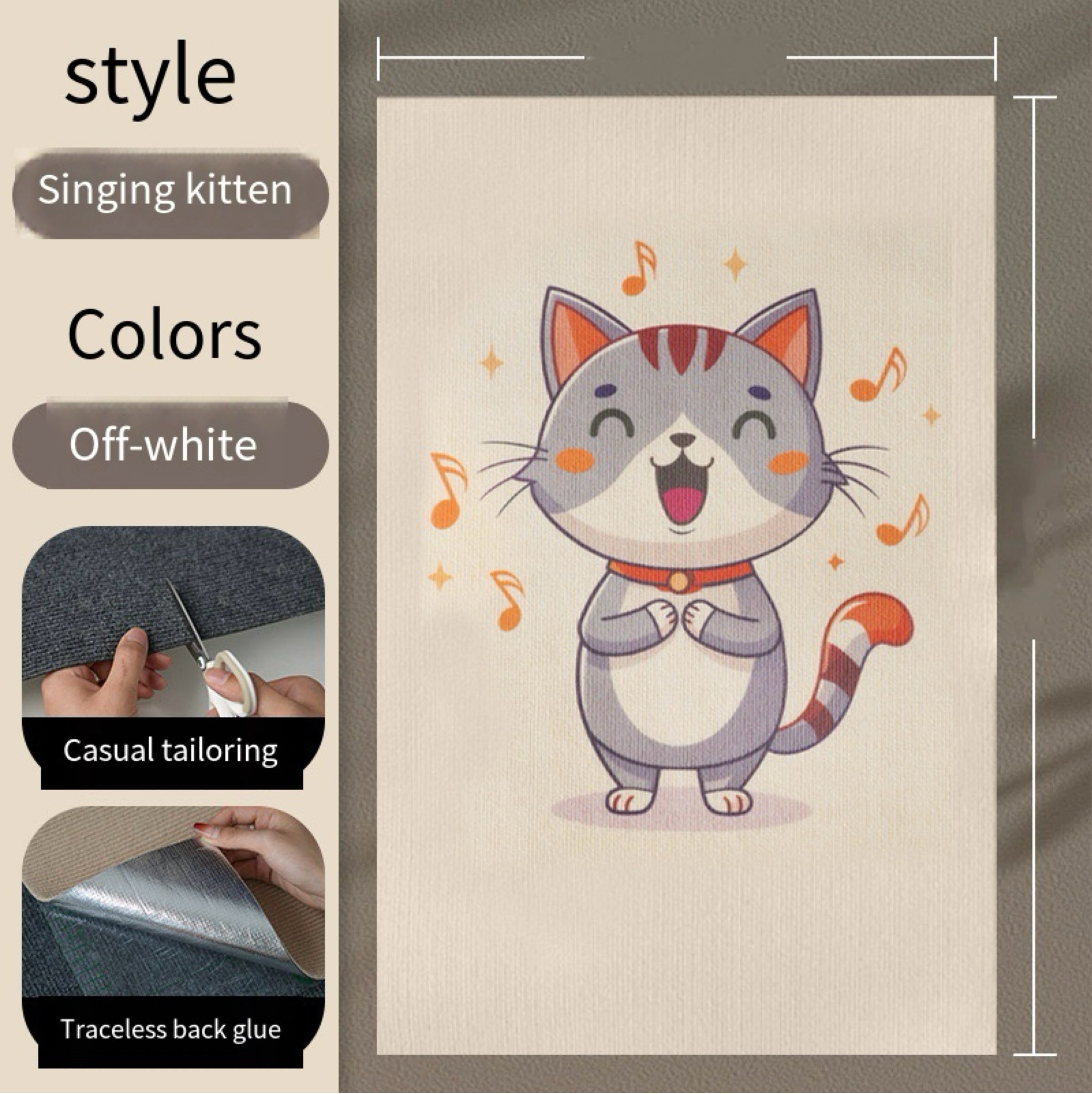 Decorative Wall-Mounted Cat Scratching Panel – 8 Designs