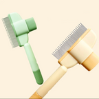 Self-Cleaning Cat Brush with Stainless Steel Pins
