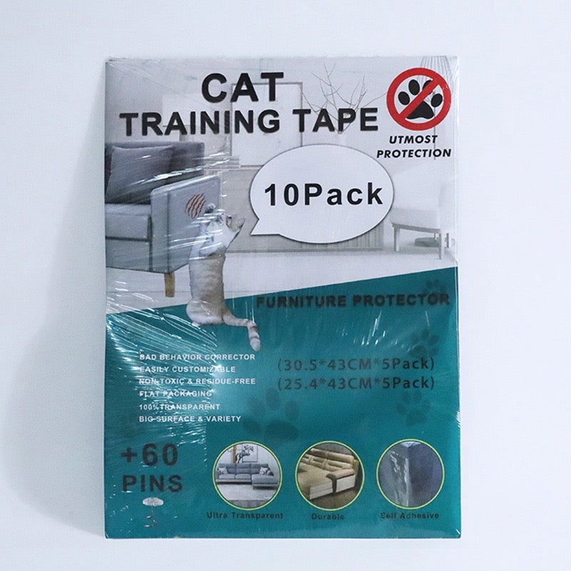 Transparent Cat Scratch Deterrent Furniture Film – 10, 20, or 30 Pieces
