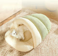 Plush Cave Pet Bed for Cats & Small Dogs – 2 Styles, 5 Sizes