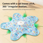 Automatic Concealed Feather Cat Toy Mat