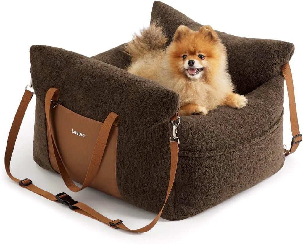 Bolstered Small Pet Car Seat & Travel Bed – 9 Colors