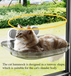 Clear Window-Mounted Cat Hammock – 2 Colors