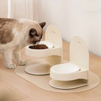 Adjustable Elevated Ceramic Cat Bowl