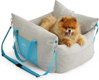 Bolstered Small Pet Car Seat & Travel Bed – 9 Colors