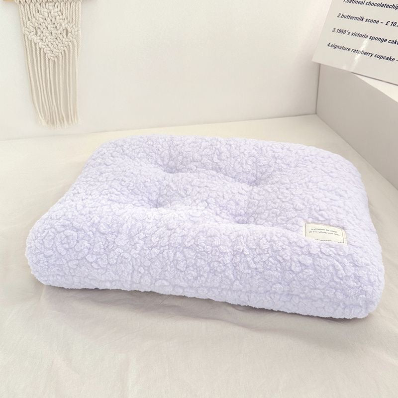 Plush Rectangular Pet Crate Mat – 4 Colors, 4 Sizes