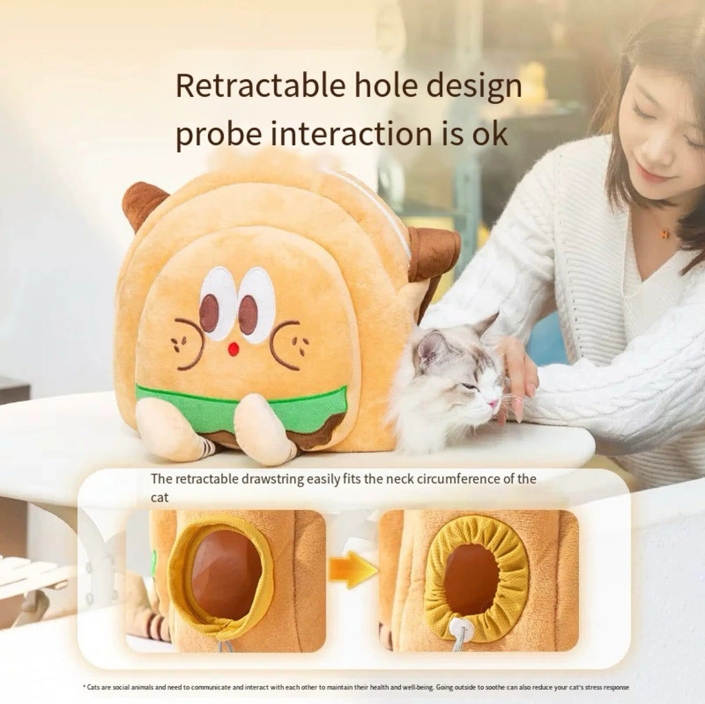 Plush Character Pet Crossbody and Shoulder Carriers – Multiple Designs