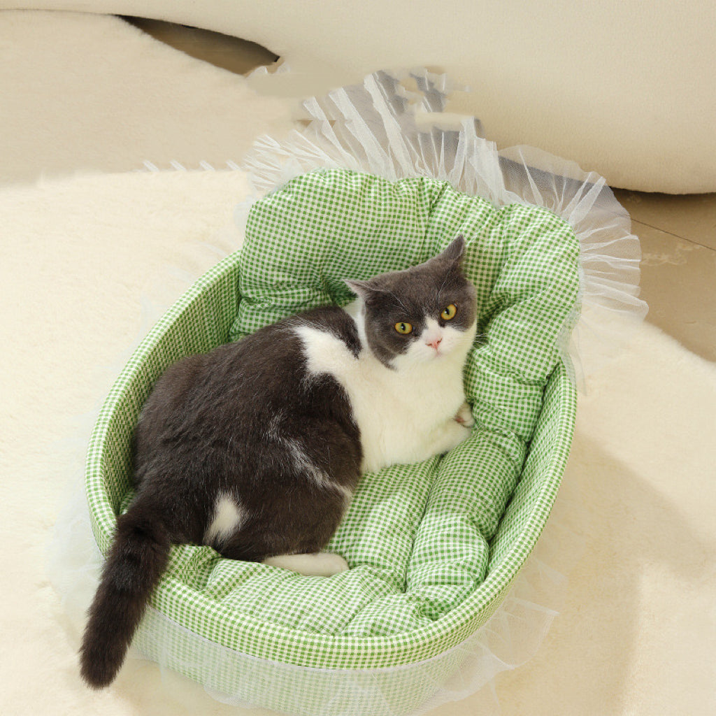 Macaron-Color Indoor Cat Bed