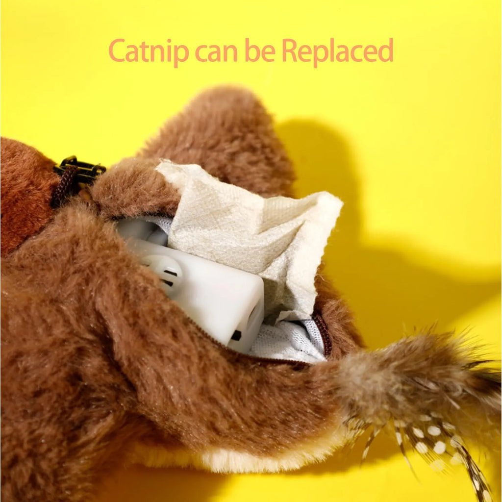 Motion-Activated Electronic Cat Toys – Bird, Mouse, or Butterfly