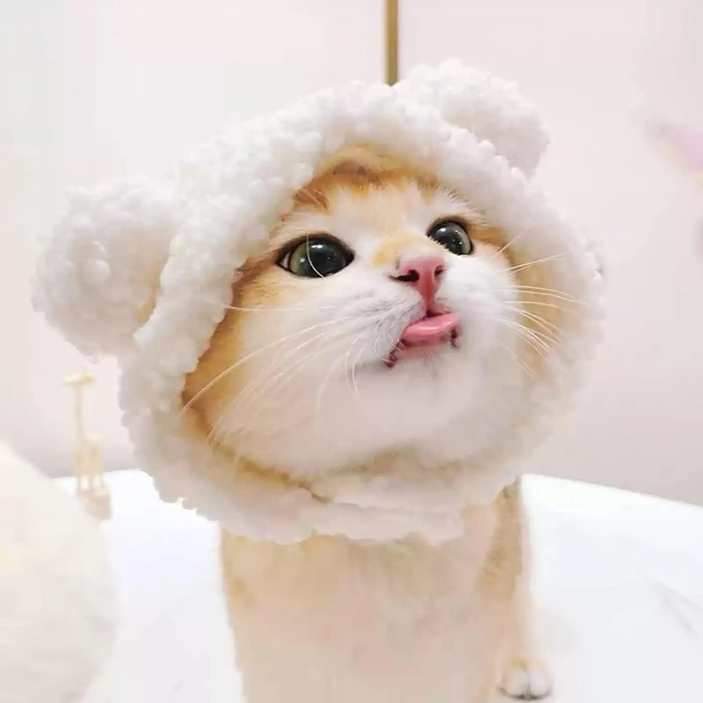 Plush Character Pet Hat – 13 Styles, Single or 3-Piece Set