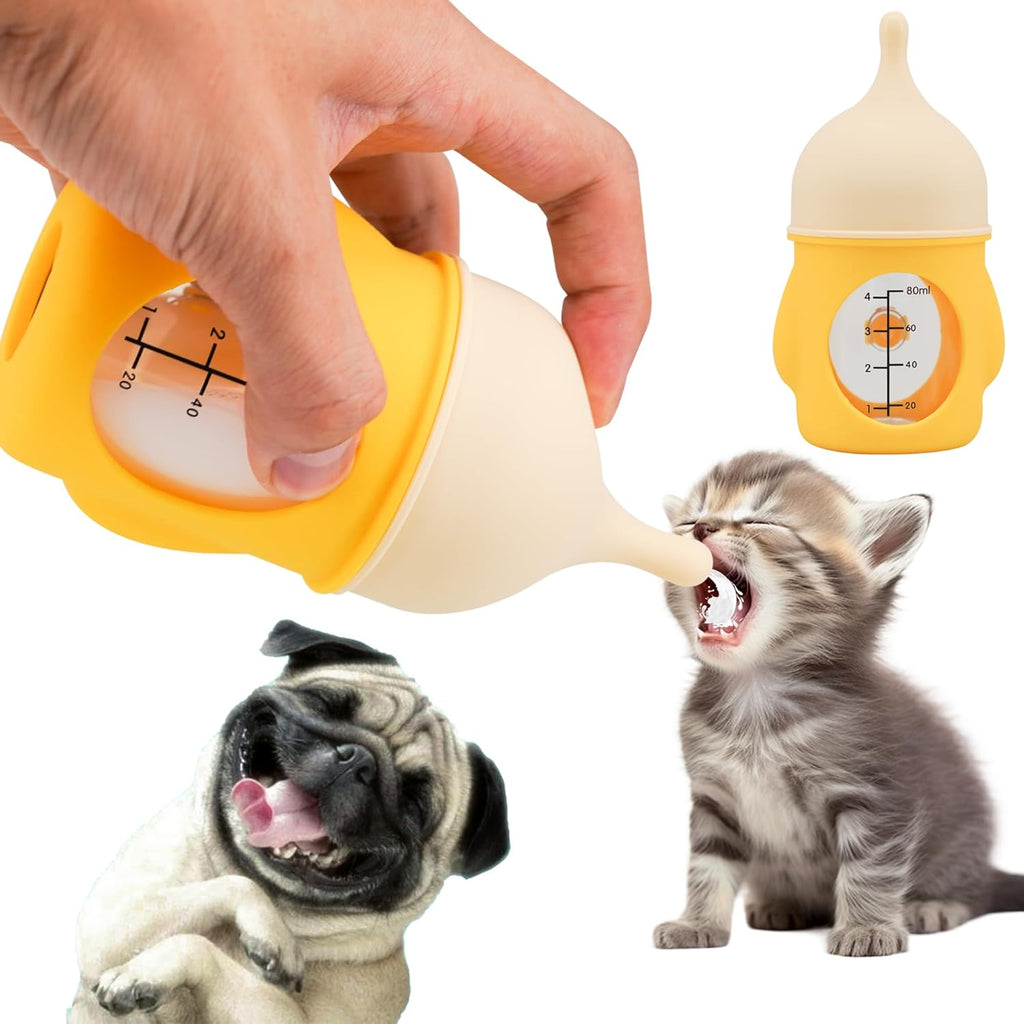 Measured Nursing Bottle for Puppies & Kittens – 20 or 80 ml