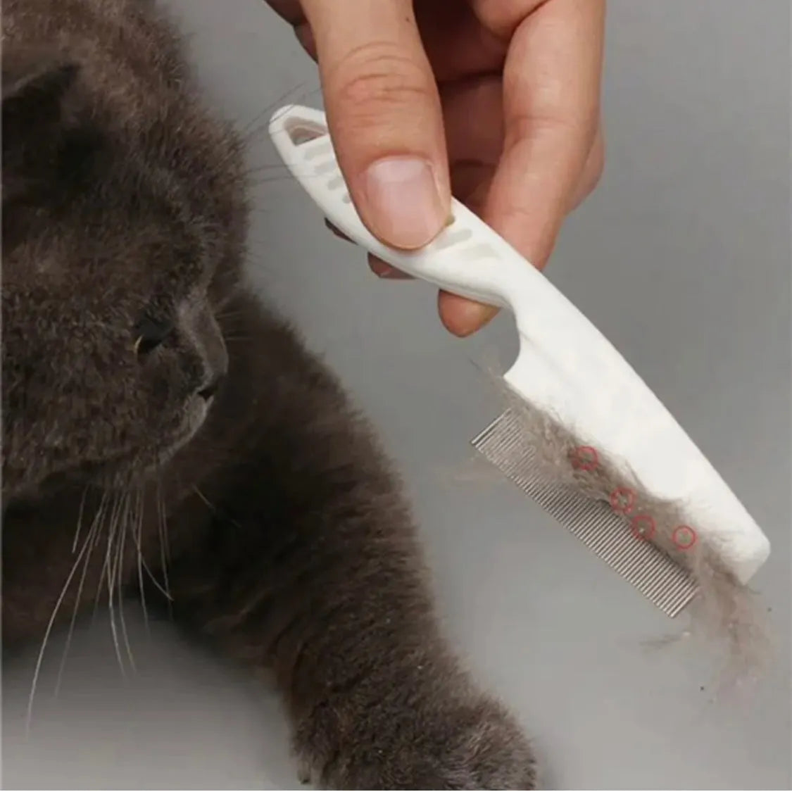 Fine-Tooth Flea Comb for Dogs and Cats – 5 Handle Styles