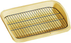 Raised-Grid Dog Potty Tray – 2 Colors, 2 Sizes