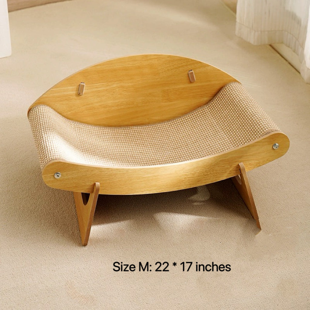 Wooden Cat Scratcher Couch Bed