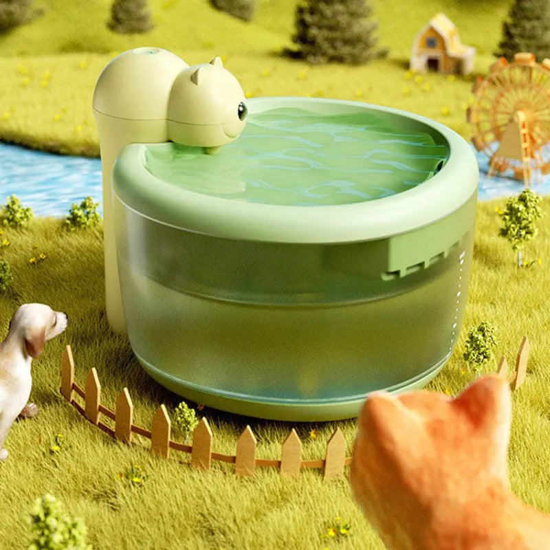 Bee-Shaped Pet Water Fountain with Filter Options
