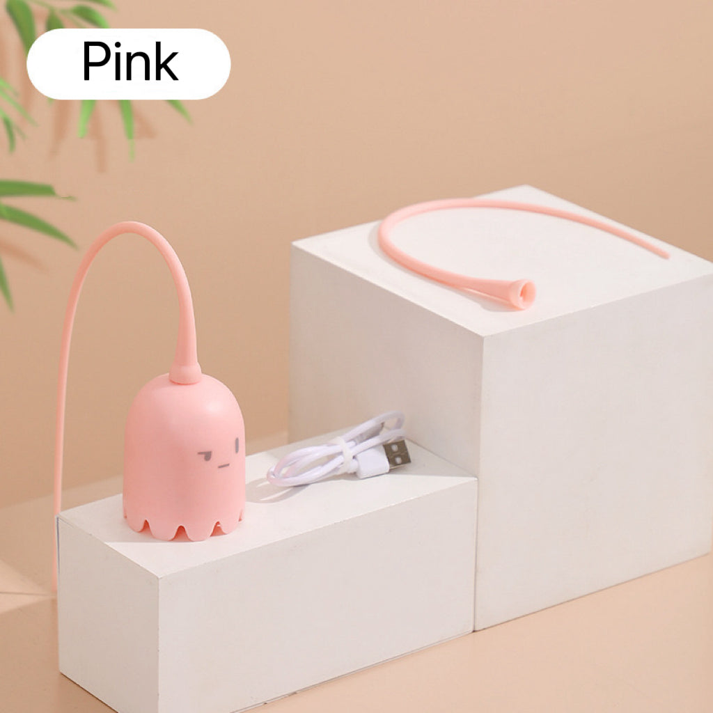 Automatic Silicone Tail Cat Teaser Toy – 2-in-1 Play