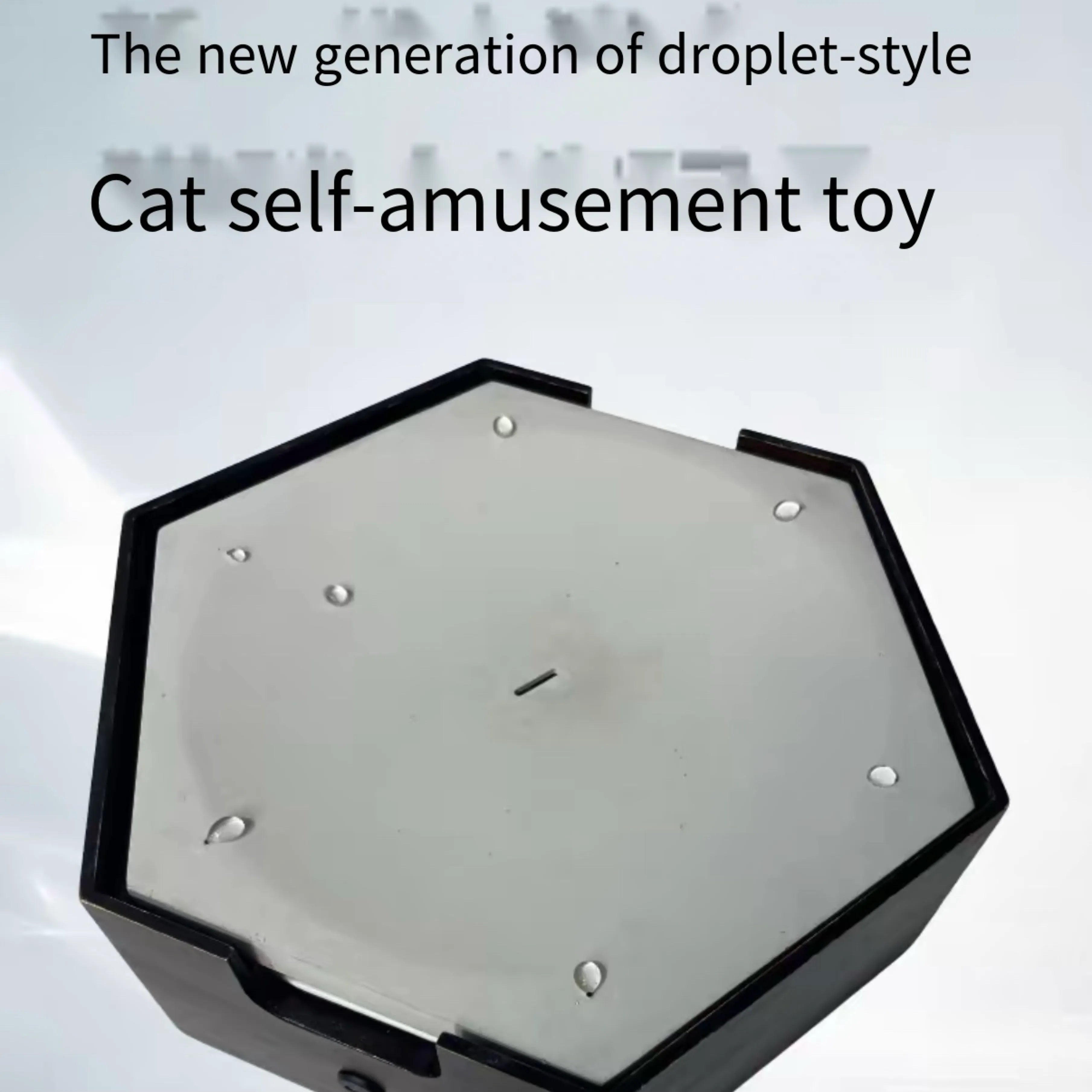 Interactive Water Droplet Cat Teaser – Single or 2-Color Set