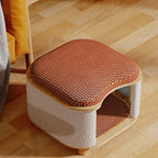 Two-Level Cat Nest Stool with Scratching Posts