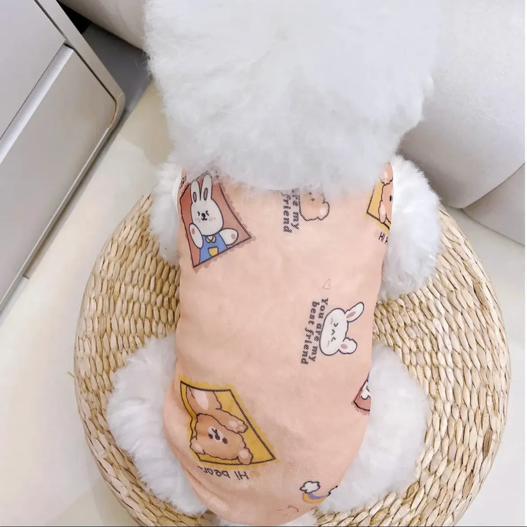 Lightweight Printed T-Shirt for Small Dogs – 10 Styles