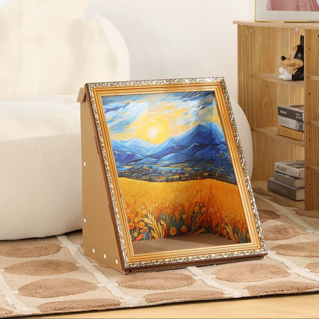 Framed Art Cat Scratcher and Lounge – 6 Designs