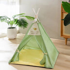 Portable Tent-Style Cat House Bed for Pets up to 5kg