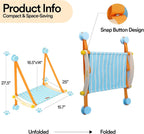 Foldable Acrylic Cat Window Hammock with Suction Cups – 2 Styles