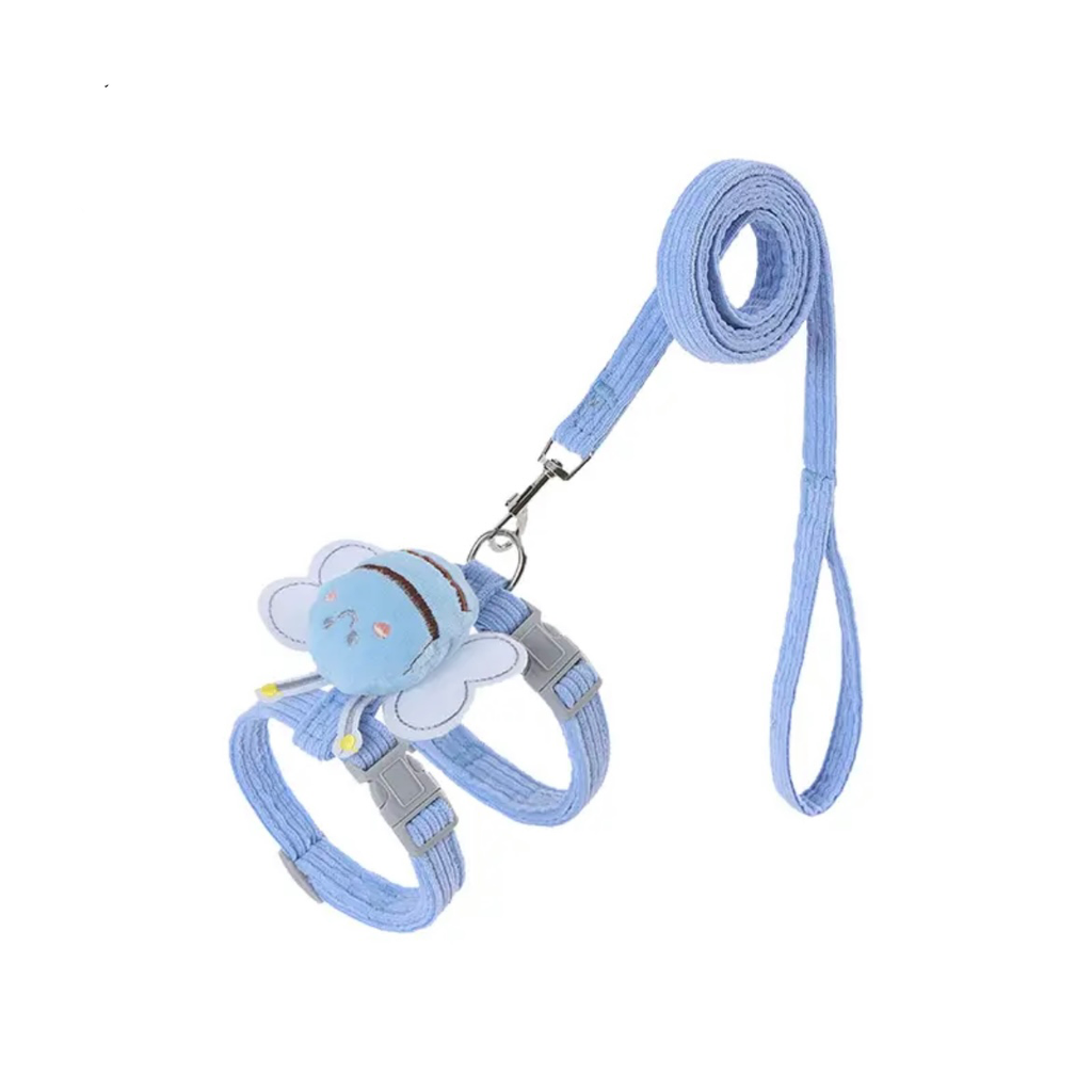 Adjustable Escape-Resistant Cat Harness & Leash Set